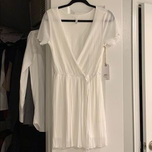 Brand new white pleated dress from Nordstrom